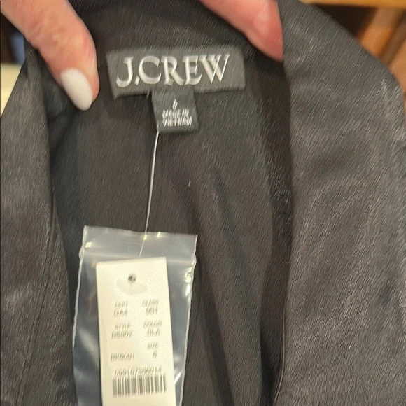 J. Crew Black Polo Collar Sheath Maxi Dress - Picture 2 of 3